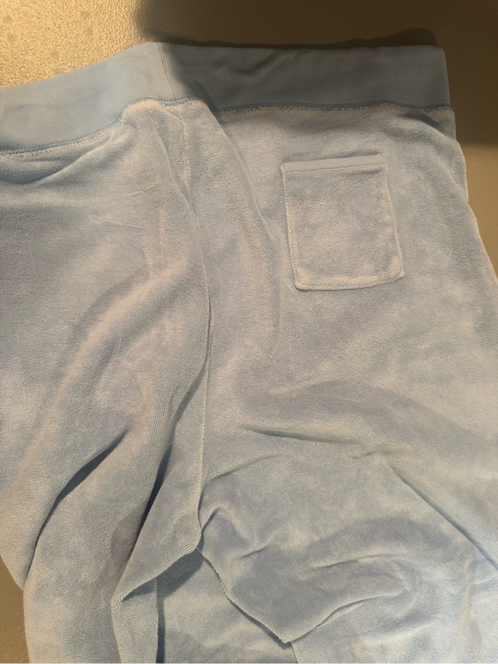 GAP Light Blue Velour Lounge Pants XL